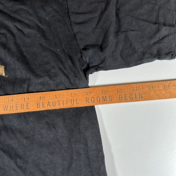 Men’s Vintage Single Stitch Jim Beam Short Sleeve Graphic Black Tee sz L - Picture 6 of 7